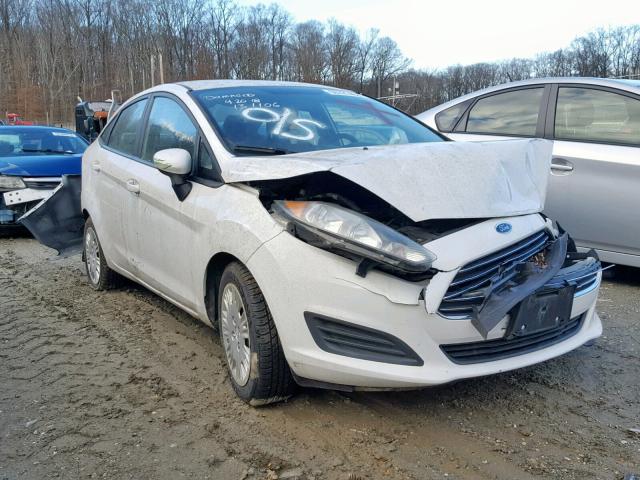 3FADP4AJ4EM128506 - 2014 FORD FIESTA S WHITE photo 1