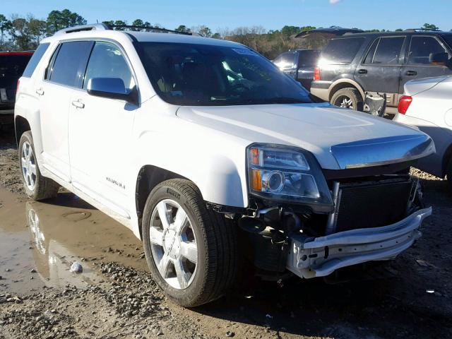 2GKFLUE30E6260493 - 2014 GMC TERRAIN DE WHITE photo 1