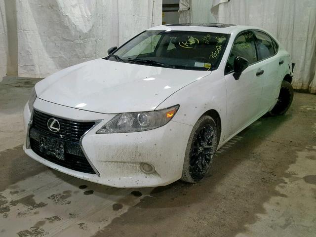 JTHBK1GG5F2182818 - 2015 LEXUS ES 350 WHITE photo 2