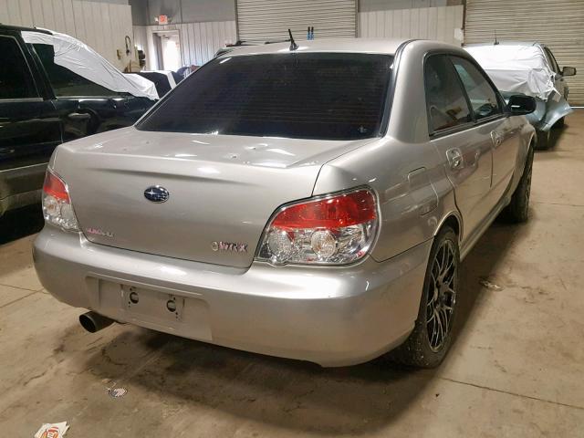 JF1GD75657G500932 - 2007 SUBARU IMPREZA WR SILVER photo 4