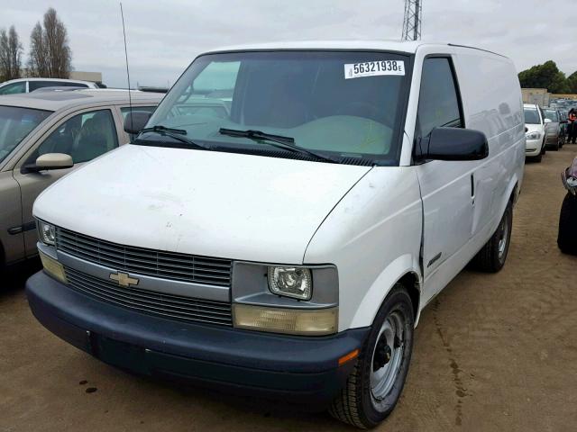 1GCDM19W1YB192662 - 2000 CHEVROLET ASTRO WHITE photo 2