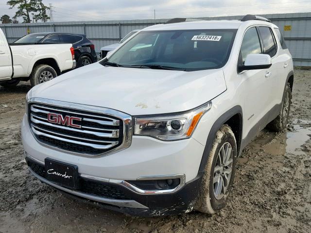 1GKKNLLS6JZ139558 - 2018 GMC ACADIA SLE WHITE photo 2