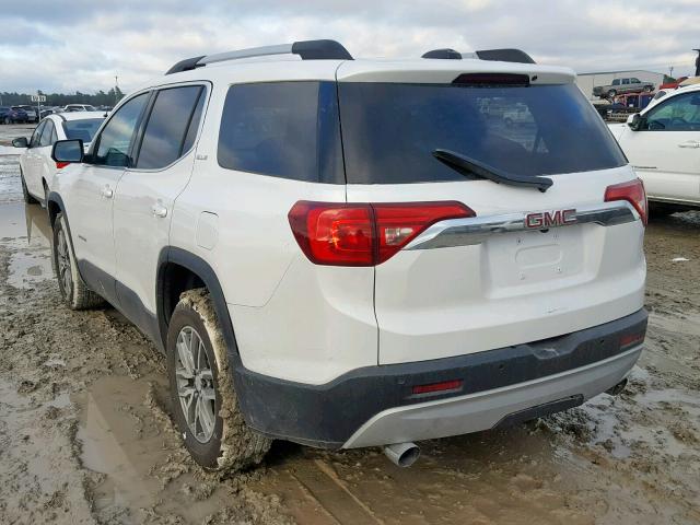 1GKKNLLS6JZ139558 - 2018 GMC ACADIA SLE WHITE photo 3