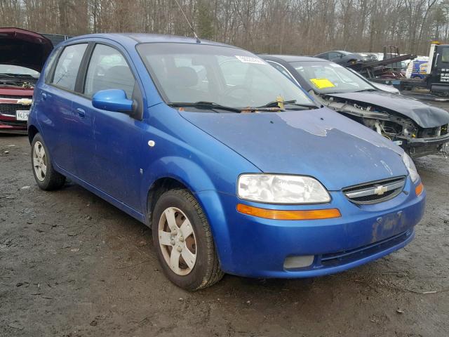 KL1TD66697B726686 - 2007 CHEVROLET AVEO BASE Mavi foto 1