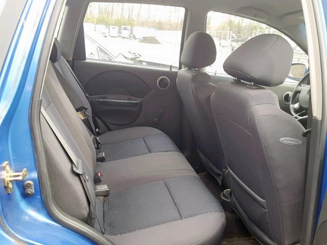 KL1TD66697B726686 - 2007 CHEVROLET AVEO BASE Mavi foto 6