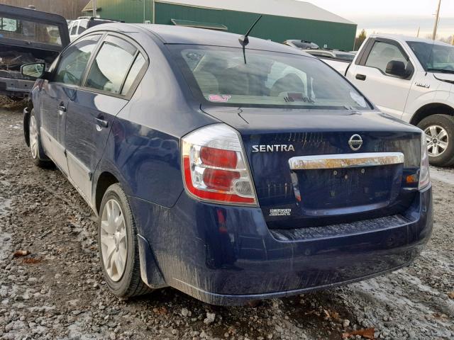 3N1AB6AP0AL711878 - 2010 NISSAN SENTRA 2.0 BLUE photo 3