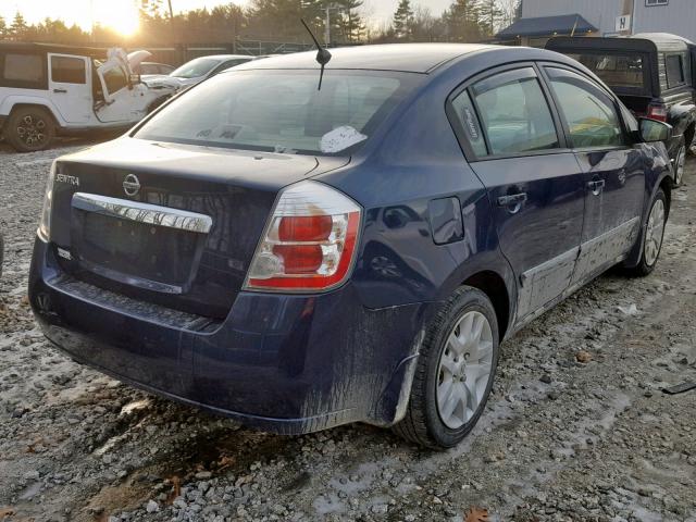 3N1AB6AP0AL711878 - 2010 NISSAN SENTRA 2.0 BLUE photo 4