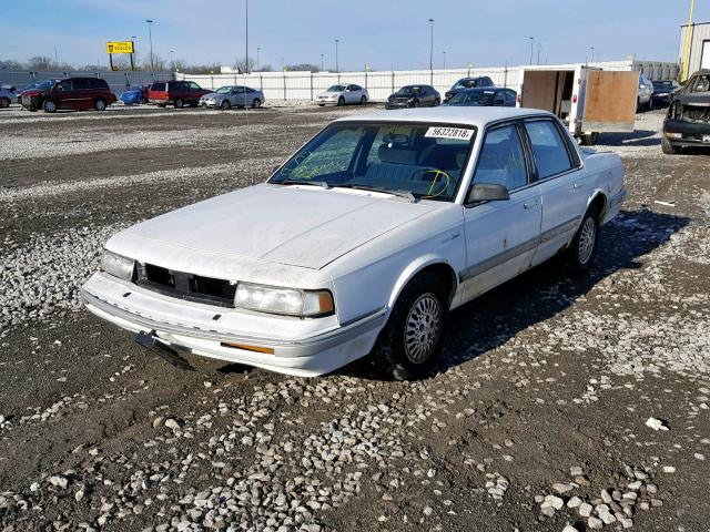 1G3AG54N1P6391993 - 1993 OLDSMOBILE CUTLASS CI WHITE photo 2