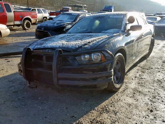 2C3CDXAT0CH200898 - 2012 DODGE CHARGER PO BLACK photo 2