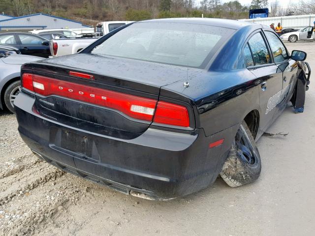 2C3CDXAT0CH200898 - 2012 DODGE CHARGER PO BLACK photo 4