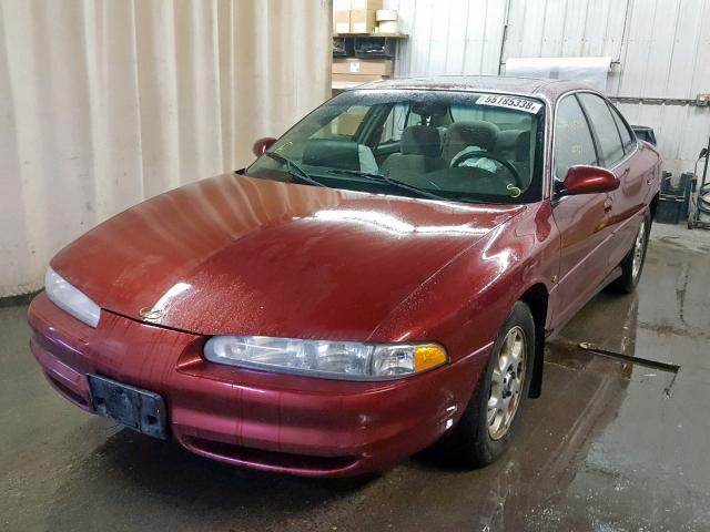 1G3WS52H22F222219 - 2002 OLDSMOBILE INTRIGUE G MAROON photo 2