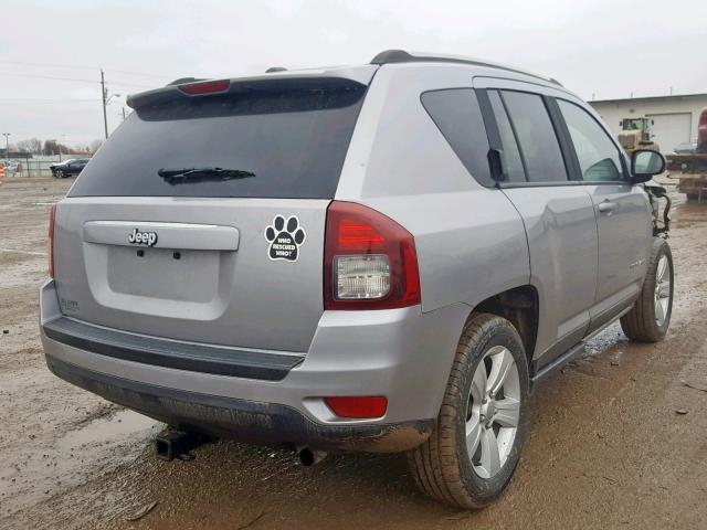 1C4NJCBA8GD687516 - 2016 JEEP COMPASS SP ვერცხლისფერი ფოტო 4