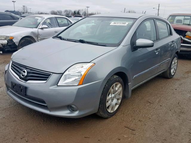 3N1AB6AP0BL657726 - 2011 NISSAN SENTRA 2.0 SILVER photo 2