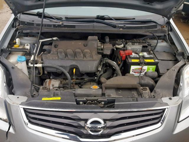 3N1AB6AP0BL657726 - 2011 NISSAN SENTRA 2.0 SILVER photo 7