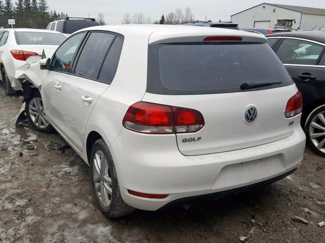 WVWDA7AJ3BW026140 - 2011 VOLKSWAGEN GOLF 白色 照片 3