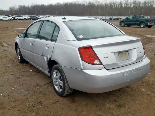 1G8AJ55F06Z208972 - 2006 SATURN ION LEVEL SILVER photo 3