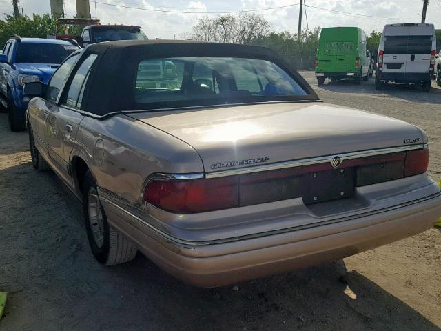 2MELM75W7VX607544 - 1997 MERCURY GRAND MARQ TAN photo 3