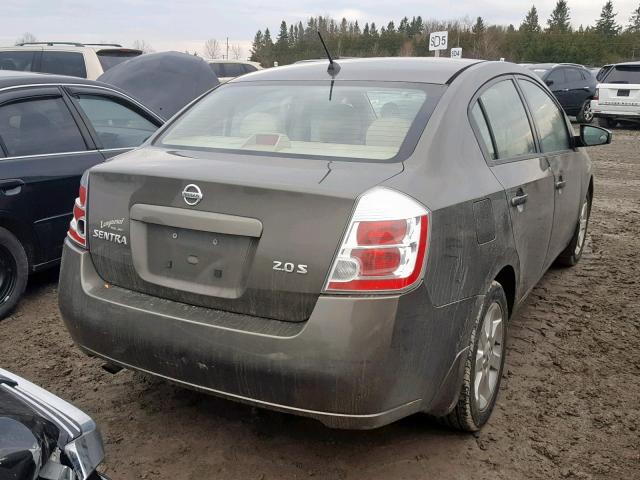 3N1AB61E47L629384 - 2007 NISSAN SENTRA 2.0 BROWN photo 4