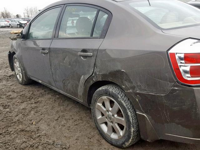 3N1AB61E47L629384 - 2007 NISSAN SENTRA 2.0 BROWN photo 9