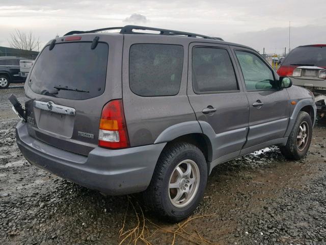 4F2YU08152KM26634 - 2002 MAZDA TRIBUTE LX SILVER photo 4