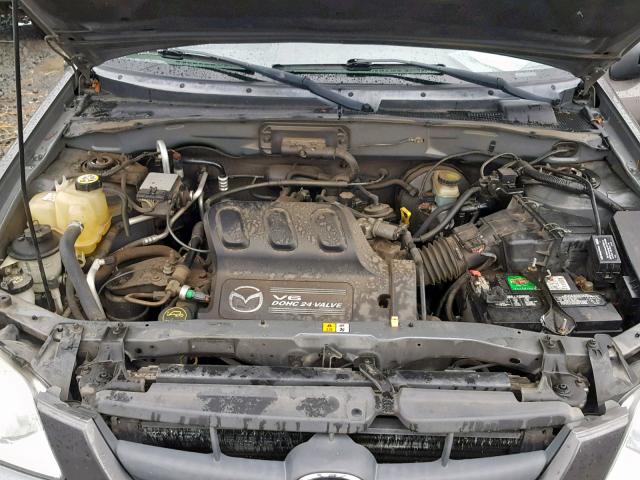 4F2YU08152KM26634 - 2002 MAZDA TRIBUTE LX SILVER photo 7