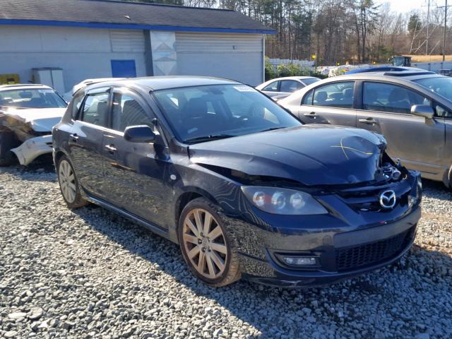 JM1BK34M281158556 - 2008 MAZDA SPEED 3 GRAY photo 1