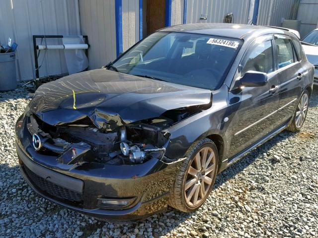 JM1BK34M281158556 - 2008 MAZDA SPEED 3 GRAY photo 2