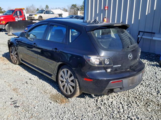 JM1BK34M281158556 - 2008 MAZDA SPEED 3 GRAY photo 3