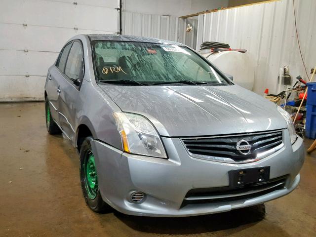 3N1AB6AP7CL782854 - 2012 NISSAN SENTRA 2.0 SILVER photo 1