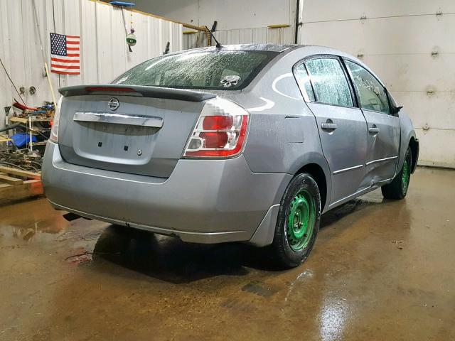 3N1AB6AP7CL782854 - 2012 NISSAN SENTRA 2.0 SILVER photo 4