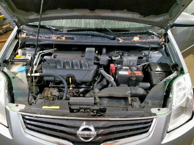 3N1AB6AP7CL782854 - 2012 NISSAN SENTRA 2.0 SILVER photo 7