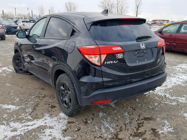 3CZRU5H54GM102654 - 2016 HONDA HR-V EX BLACK photo 3