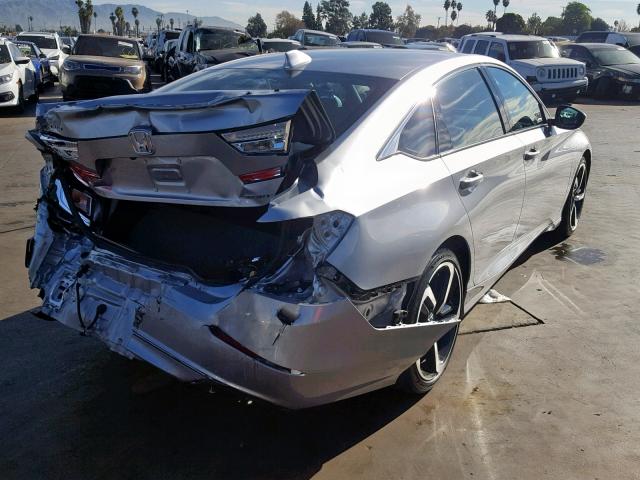 1HGCV1F37JA231190 - 2018 HONDA ACCORD SPO SILVER photo 4