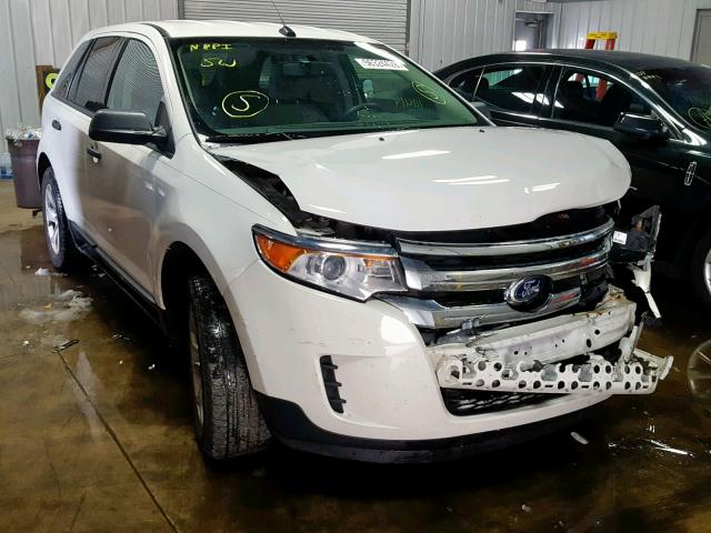 2FMDK3G96DBC30952 - 2013 FORD EDGE SE WHITE photo 1