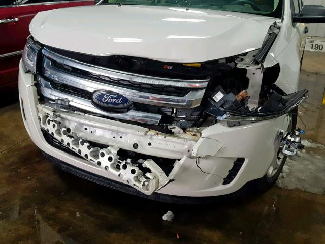 2FMDK3G96DBC30952 - 2013 FORD EDGE SE WHITE photo 9