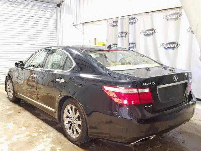 JTHBL46F075044160 - 2007 LEXUS LS 460 BLACK photo 3