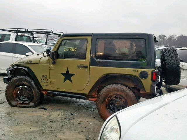 1C4AJWAG1DL531180 - 2013 JEEP WRANGLER S GREEN photo 3