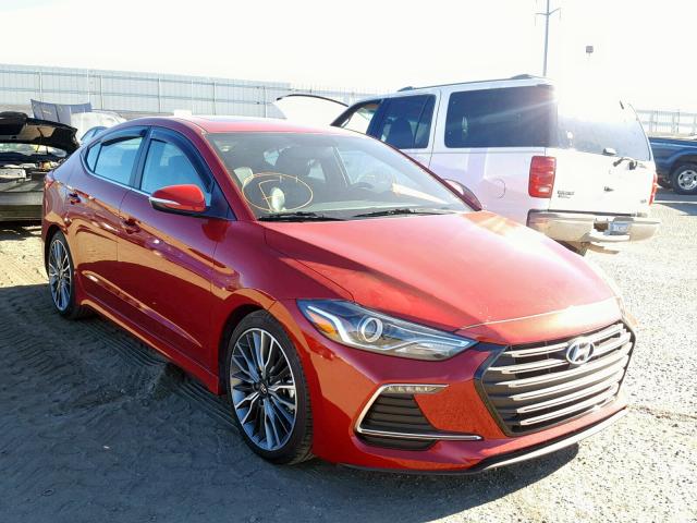 KMHD04LB3JU468137 - 2018 HYUNDAI ELANTRA SP RED photo 1