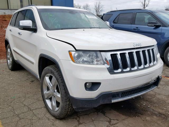 1C4RJFBG6CC284500 - 2012 JEEP GRAND CHER WHITE photo 1