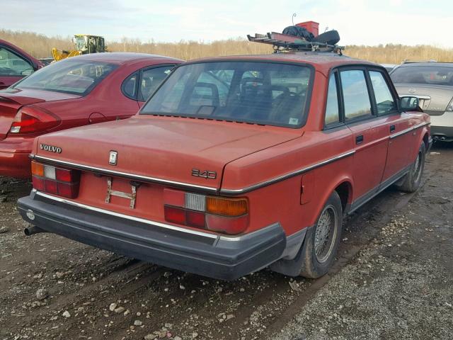 YV1AS8803P1488313 - 1993 VOLVO 240 RED photo 4