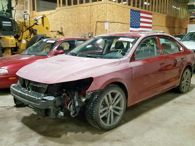 1VWAT7A35GC051772 - 2016 VOLKSWAGEN PASSAT S Շագանակագույն լուսանկար 2