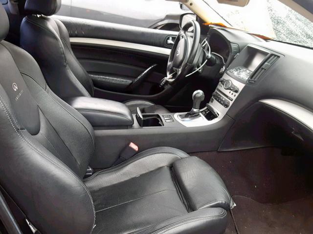 JNKCV64EX8M112623 - 2008 INFINITI G37 BASE BLACK photo 5