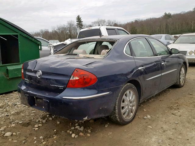 2G4WC582X81371070 - 2008 BUICK LACROSSE C BLUE photo 4