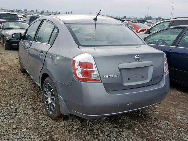 3N1AB61E68L689183 - 2008 NISSAN SENTRA 2.0 GRAY photo 3