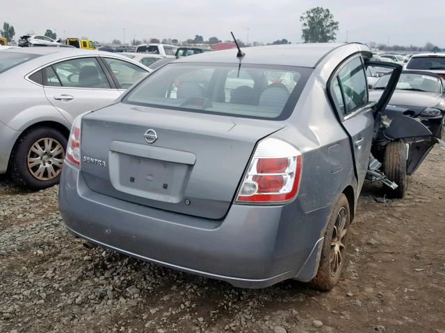 3N1AB61E68L689183 - 2008 NISSAN SENTRA 2.0 GRAY photo 4