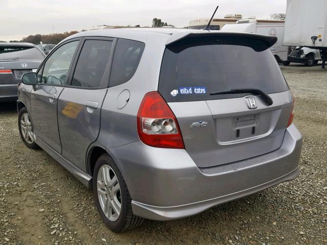 JHMGD38627S035729 - 2007 HONDA FIT S 石墨色 照片 3