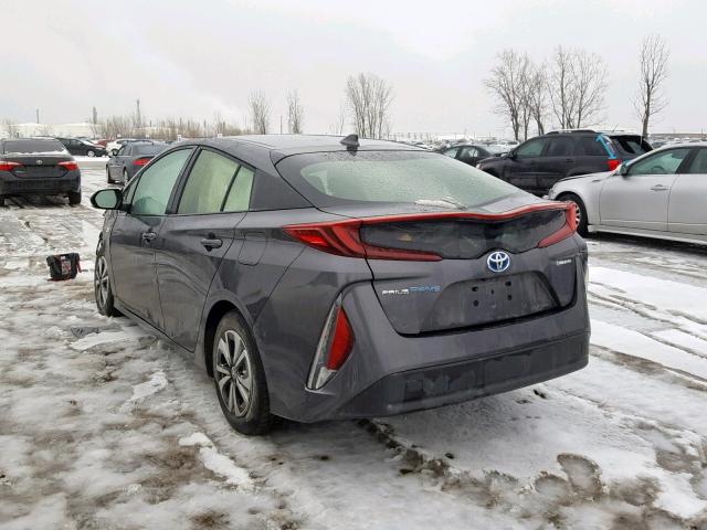 JTDKARFP1H3067828 - 2017 TOYOTA PRIUS PRIM 石墨色 照片 3