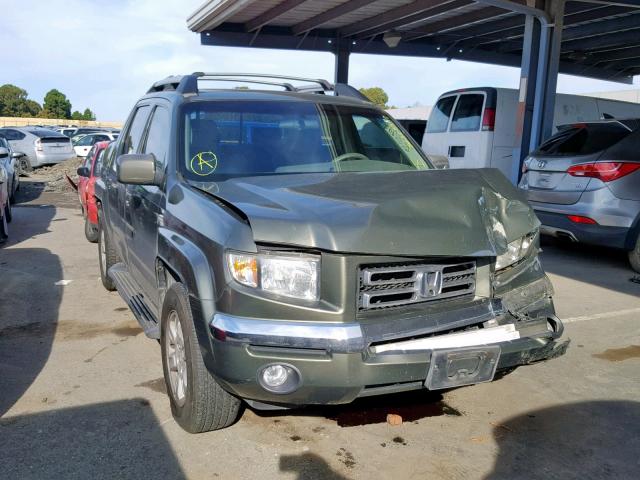 2HJYK16416H506305 - 2006 HONDA RIDGELINE GREEN photo 1