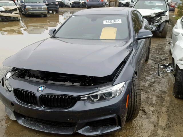 WBA3R1C55EK192315 - 2014 BMW 435 I GRAY photo 2