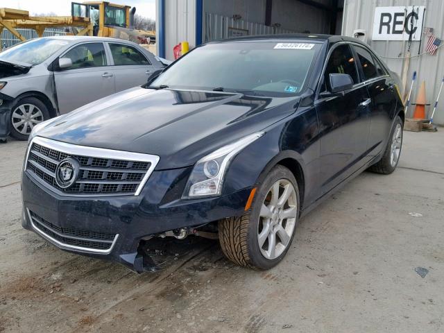 1G6AG5RX6D0170448 - 2013 CADILLAC ATS BLACK photo 2